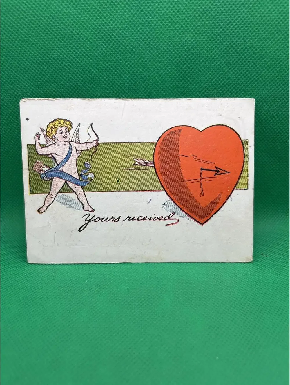 Vintage Cupid Valentine's Day Postcard =box5 -box5